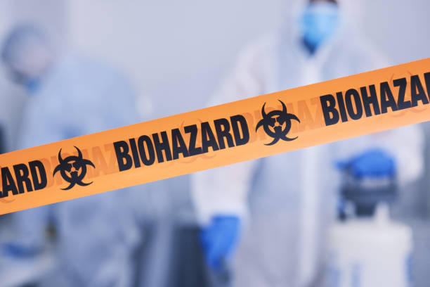 Professional Blood Cleanup technician working in Goshen, AR